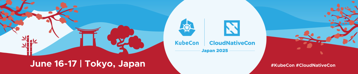 Banner for KubeCon Japan